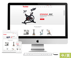 W330健身器材轻工类简约响应式