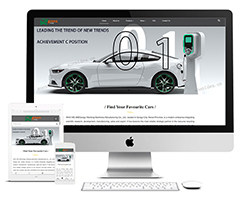 EF28 新能源汽车响应式外贸网站 